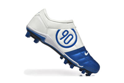 Nike Air Zoom Total 90 III FG Football Boots - Blue/White