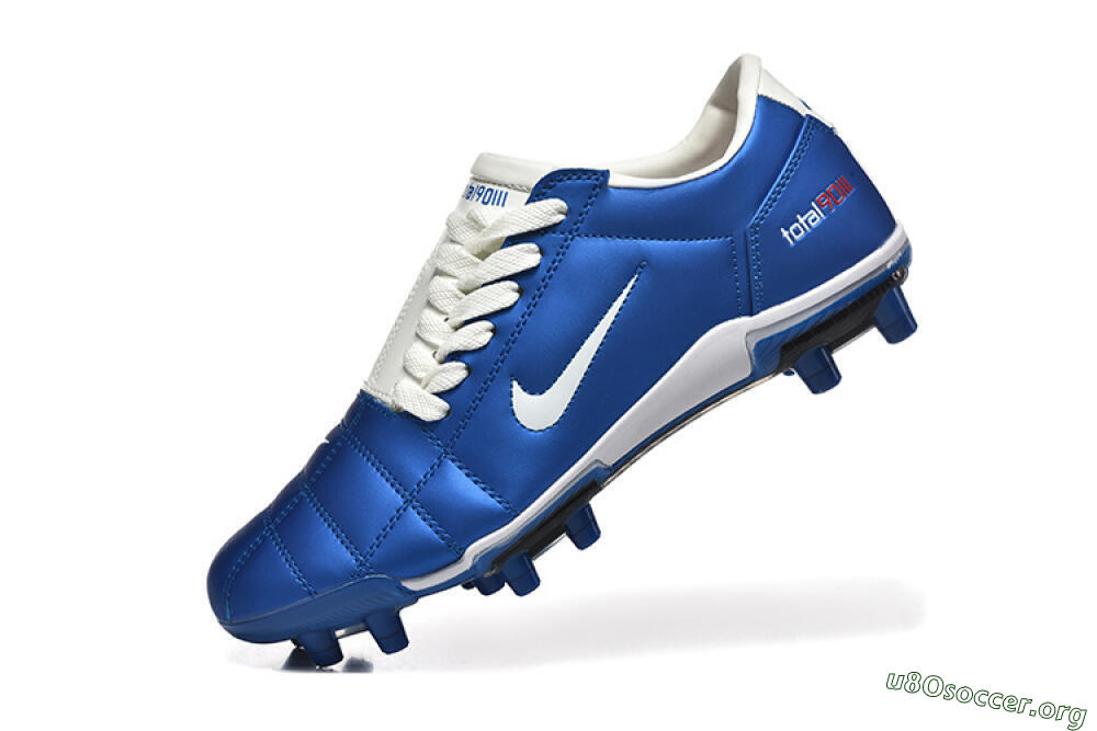 Nike Air Zoom Total 90 III FG Football Boots - Blue/White 8