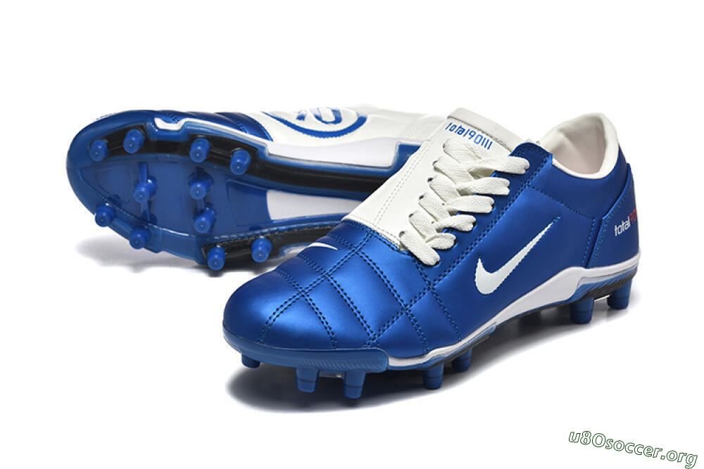 Nike Air Zoom Total 90 III FG Football Boots - Blue/White 0