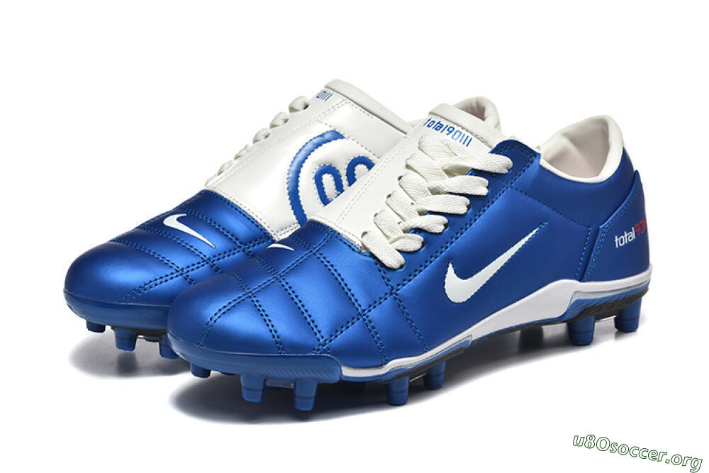 Nike Air Zoom Total 90 III FG Football Boots - Blue/White 5