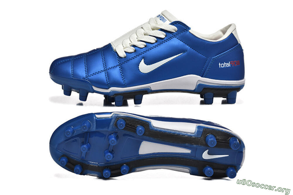 Nike Air Zoom Total 90 III FG Football Boots - Blue/White 1