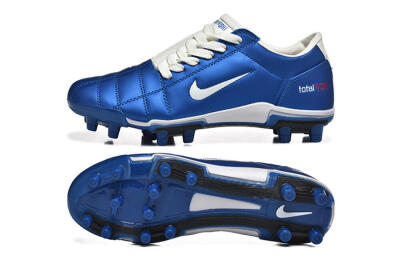 Nike Air Zoom Total 90 III FG Football Boots - Blue/White