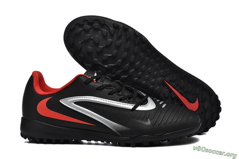 Nike Phantom 6 Elite TF Football Shoes - Blue/Silver/Red 2