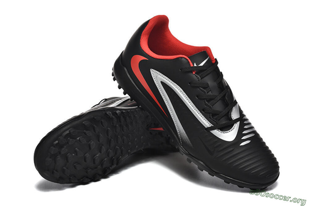Nike Phantom 6 Elite TF Football Shoes - Blue/Silver/Red 4
