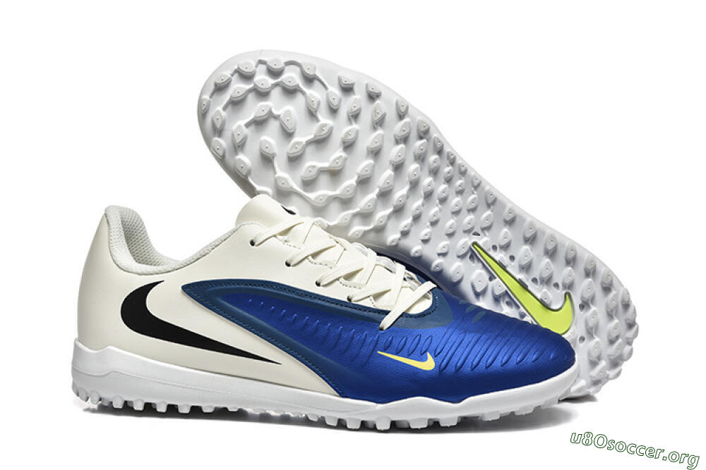 Nike Phantom 6 Elite TF Football Shoes - Blue/White/Black 2