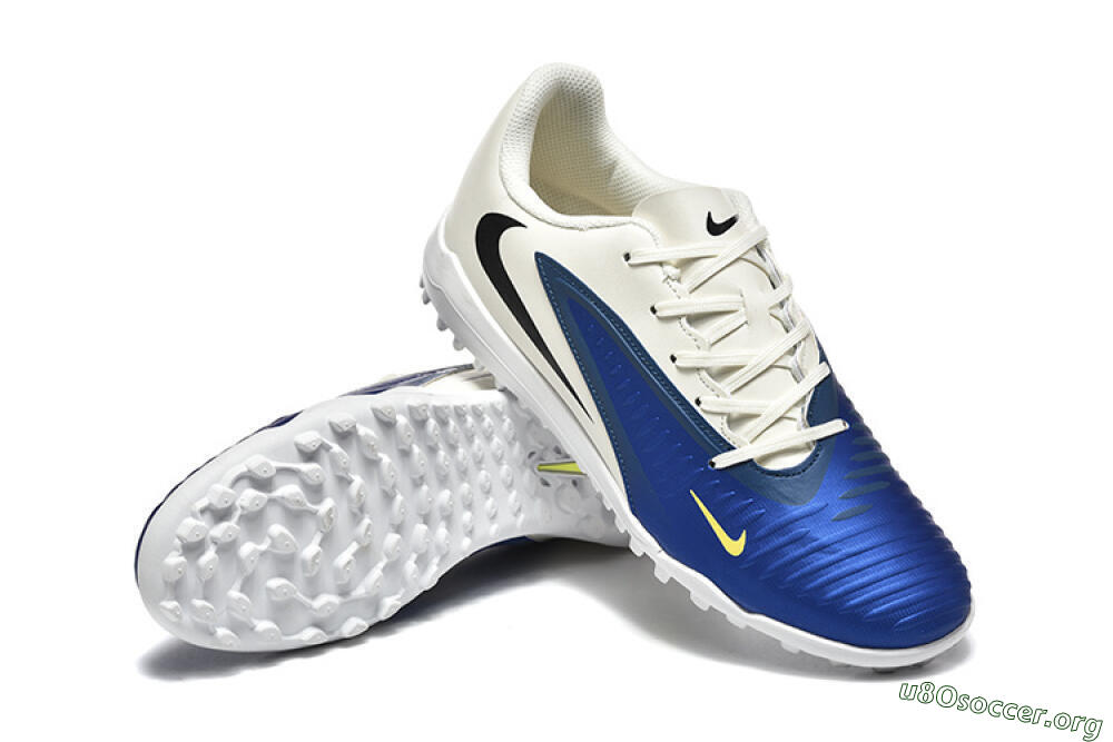 Nike Phantom 6 Elite TF Football Shoes - Blue/White/Black 4