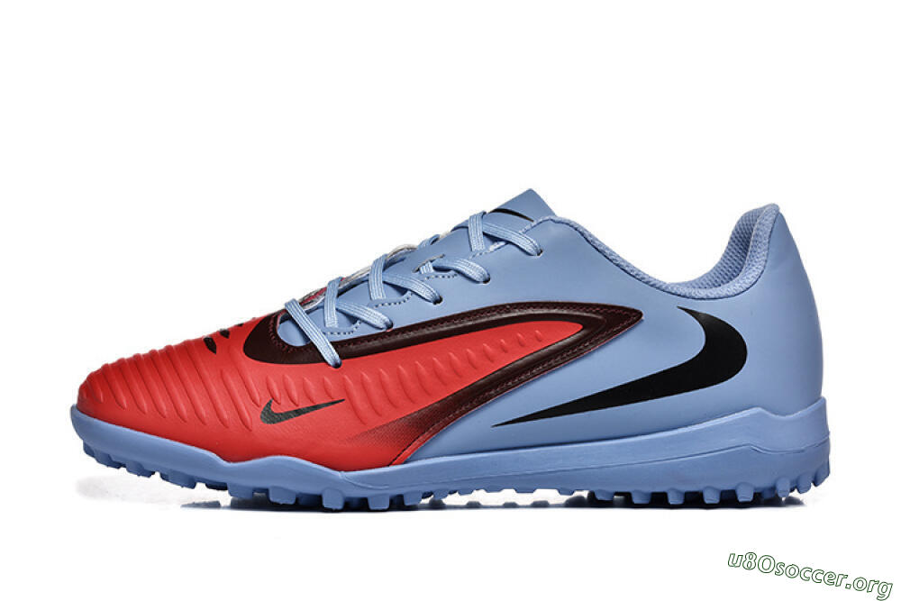 Nike Phantom 6 Elite TF Football Shoes - Red/Blue/Black 3