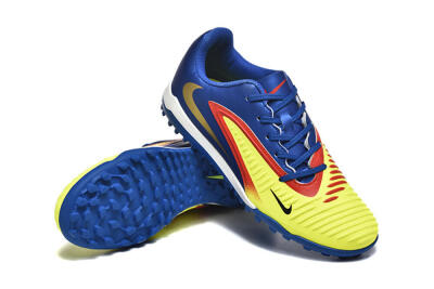 Nike Phantom 6 Elite TF Football Shoes - Yellow/Red/Blue