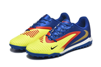 Nike Phantom 6 Elite TF Football Shoes - Yellow/Red/Blue