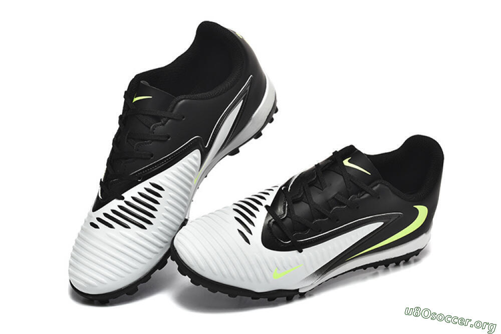 Nike Phantom 6 Elite TF Football Shoes - White/Black/Yellow 6