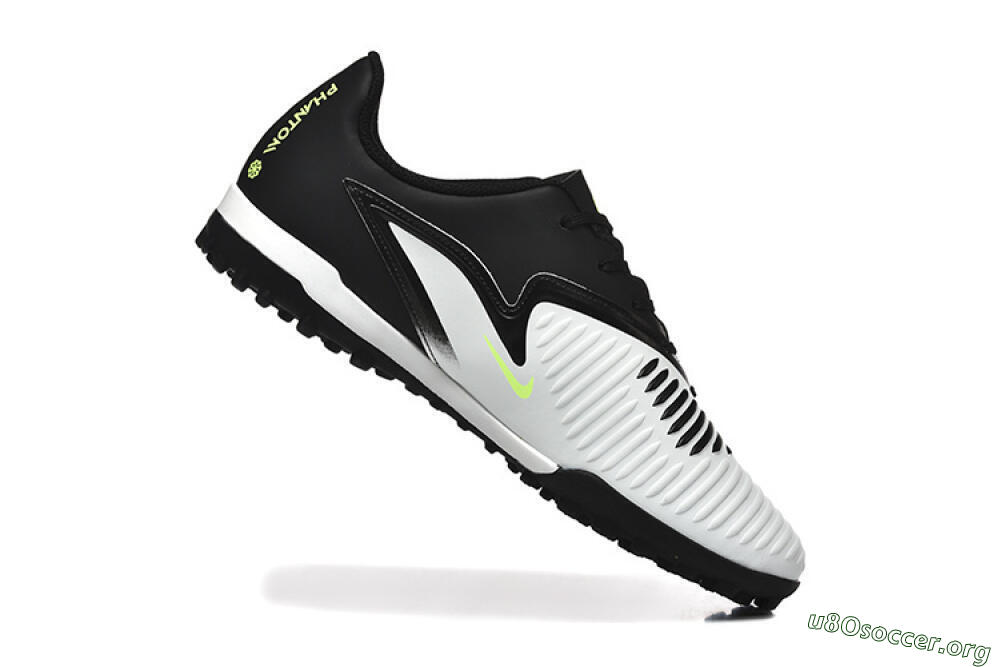 Nike Phantom 6 Elite TF Football Shoes - White/Black/Yellow 7