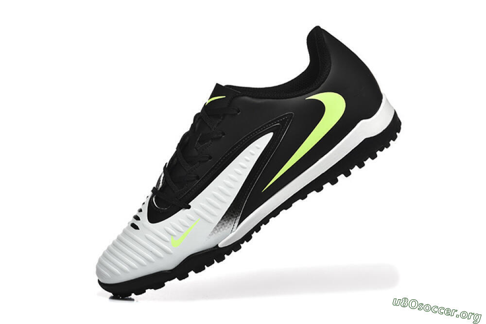 Nike Phantom 6 Elite TF Football Shoes - White/Black/Yellow 8