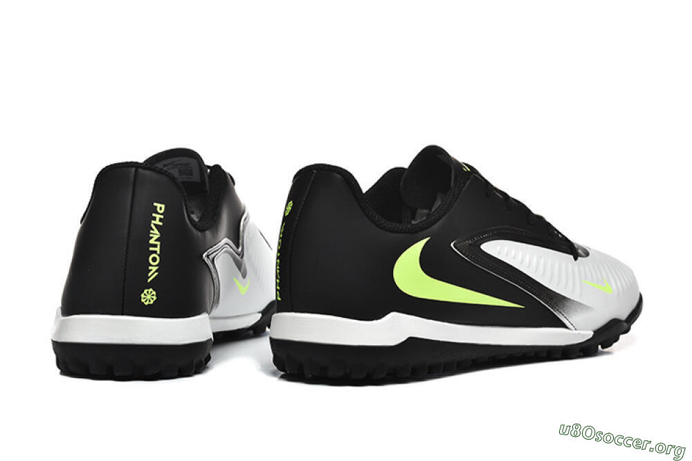 Nike Phantom 6 Elite TF Football Shoes - White/Black/Yellow 9