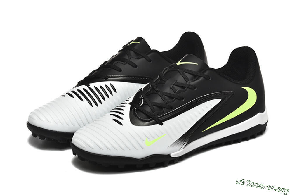 Nike Phantom 6 Elite TF Football Shoes - White/Black/Yellow 5