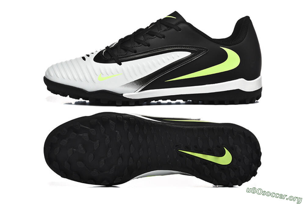 Nike Phantom 6 Elite TF Football Shoes - White/Black/Yellow 1