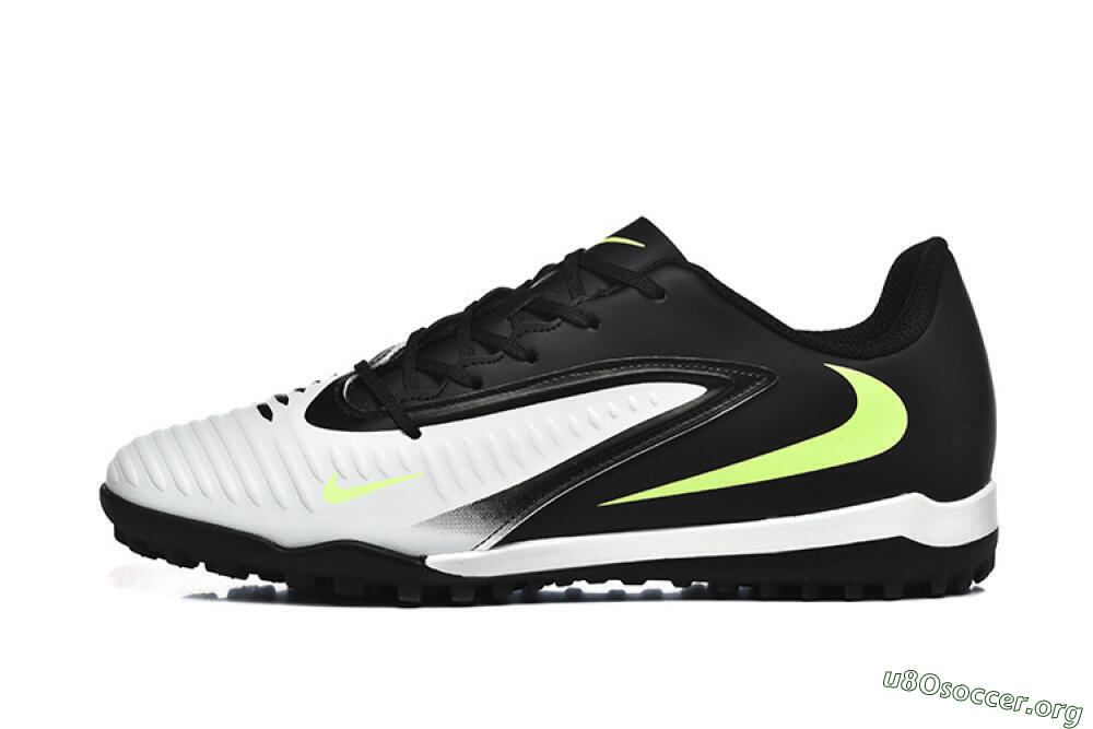 Nike Phantom 6 Elite TF Football Shoes - White/Black/Yellow 3