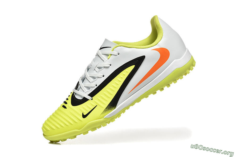 Nike Phantom 6 Elite TF Football Shoes - Yellow/White/Red 8