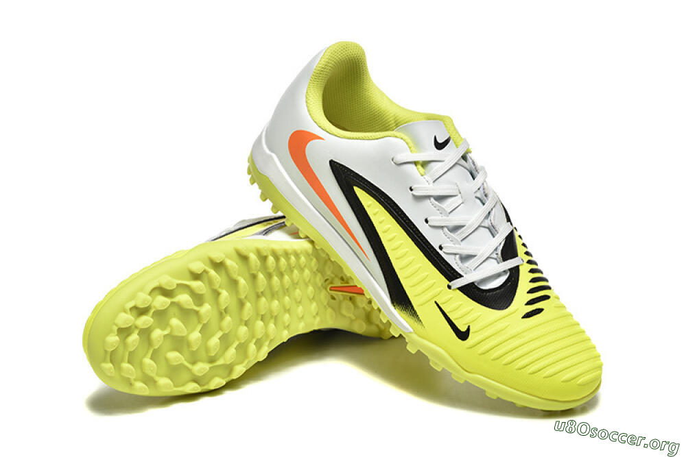 Nike Phantom 6 Elite TF Football Shoes - Yellow/White/Red 4
