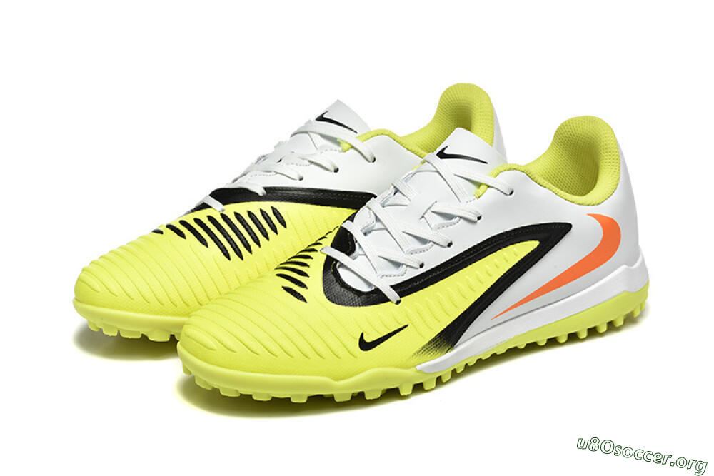 Nike Phantom 6 Elite TF Football Shoes - Yellow/White/Red 5