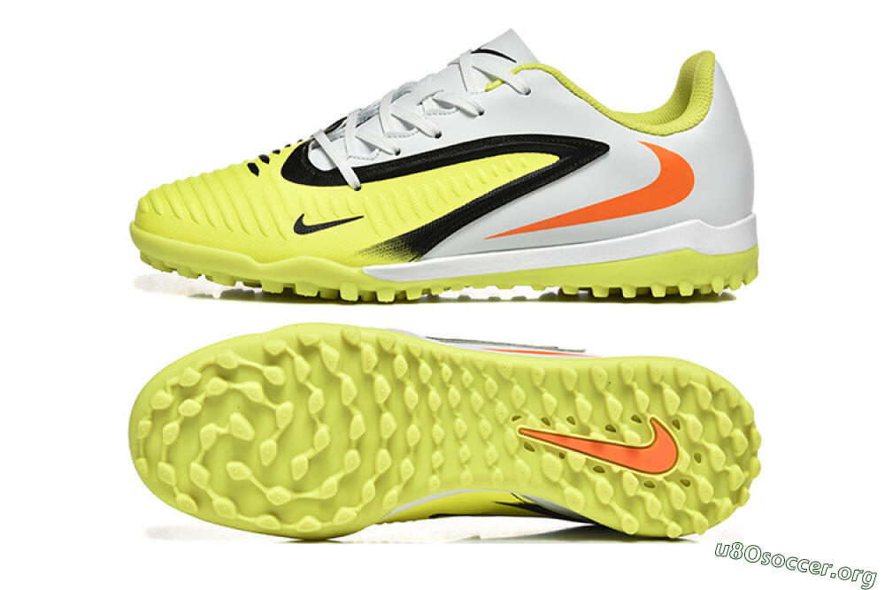 Nike Phantom 6 Elite TF Football Shoes - Yellow/White/Red 1