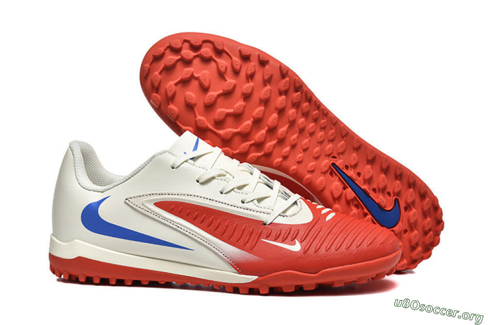 Nike Phantom 6 Elite TF Football Shoes - Red/White/Blue 2