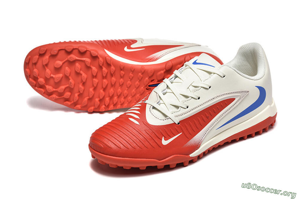 Nike Phantom 6 Elite TF Football Shoes - Red/White/Blue 0