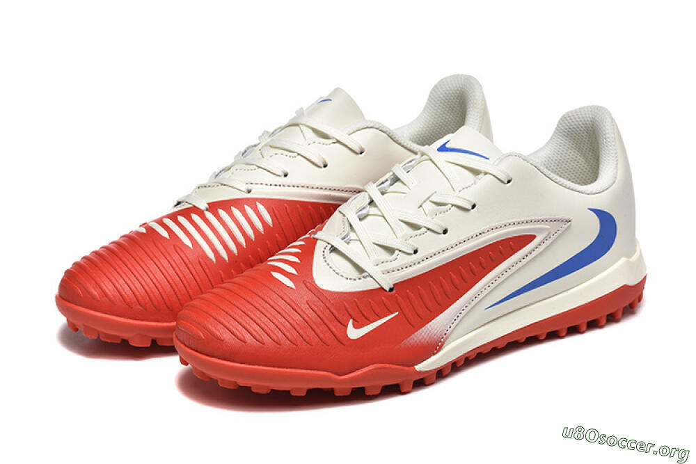 Nike Phantom 6 Elite TF Football Shoes - Red/White/Blue 5