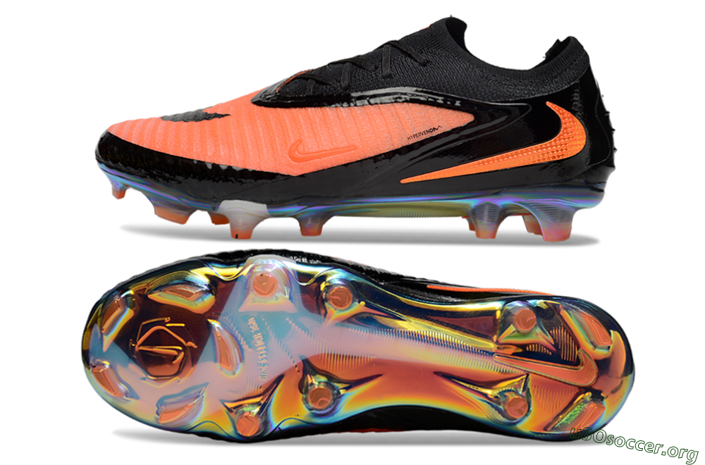 Nike Phantom 6 Elite FG Football Boots - Pink/Black/Gold 1