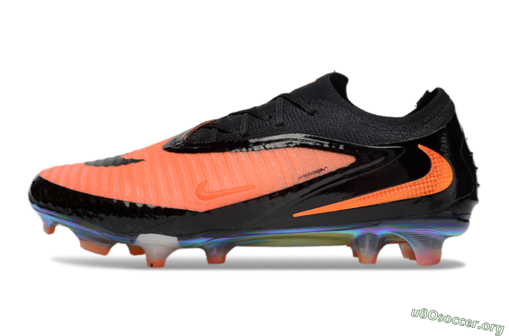 Nike Phantom 6 Elite FG Football Boots - Pink/Black/Gold 3