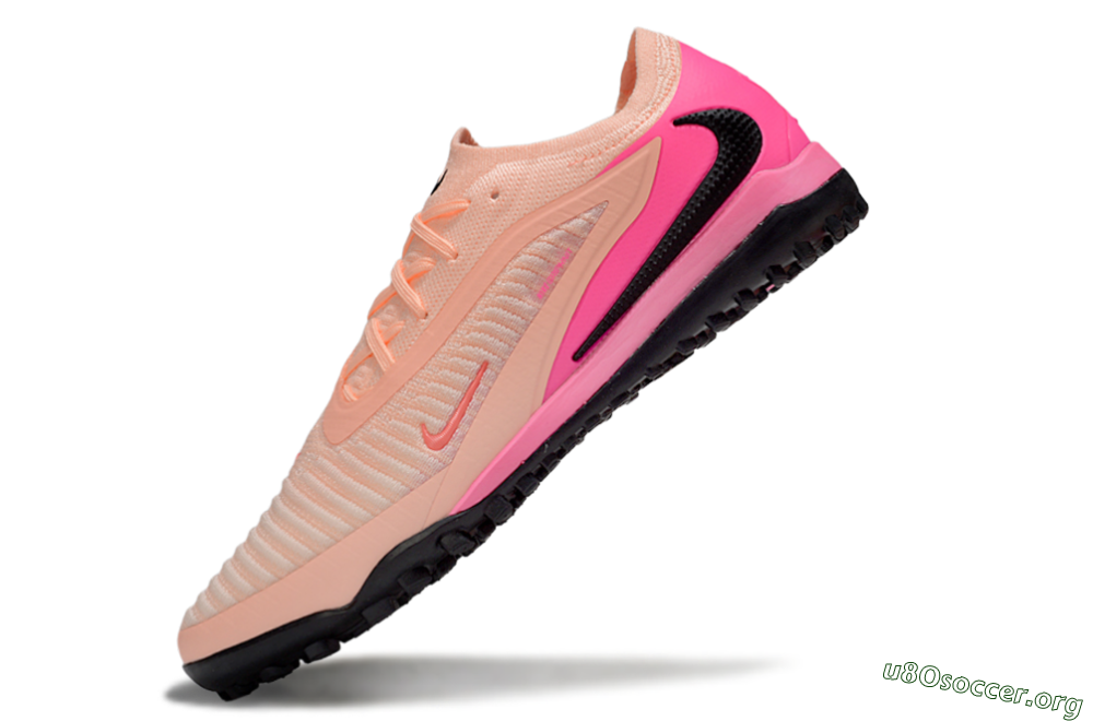 Nike Phantom 6 Elite TF Football Shoes - Pink/Black/Red 6