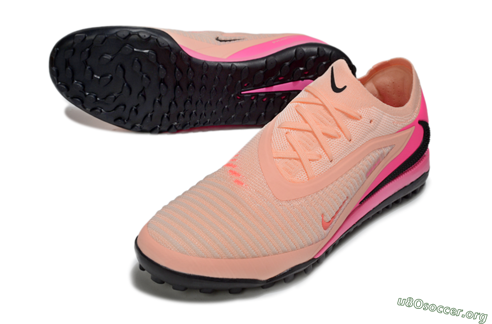 Nike Phantom 6 Elite TF Football Shoes - Pink/Black/Red 0
