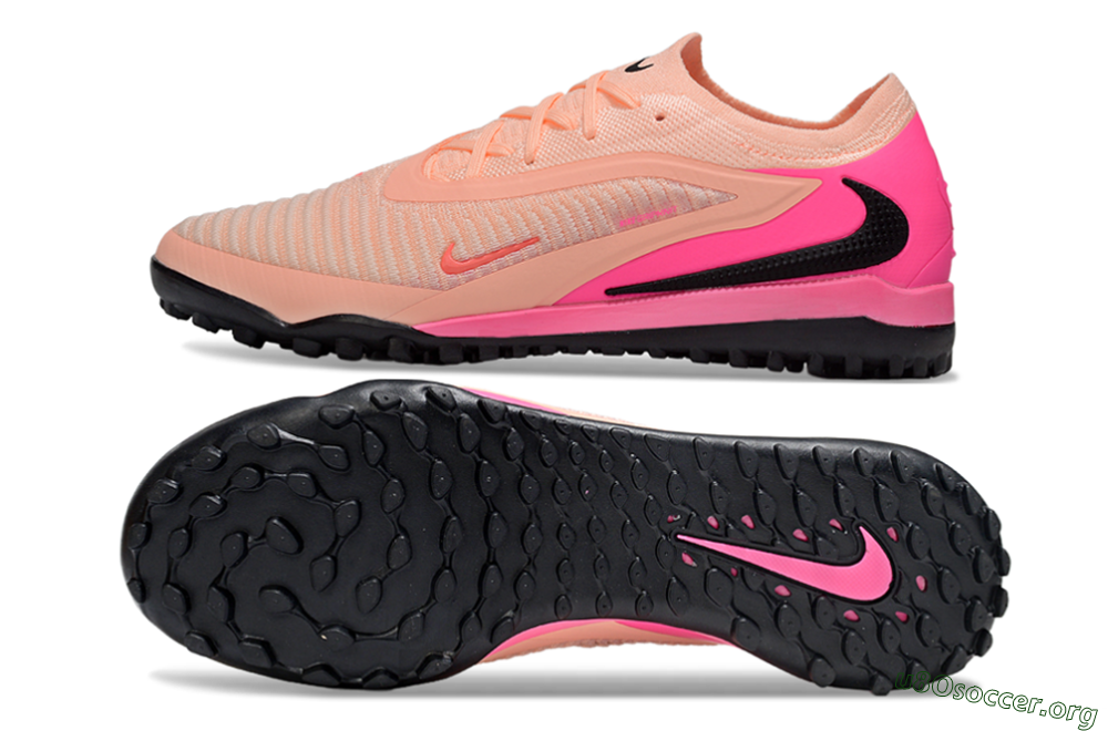 Nike Phantom 6 Elite TF Football Shoes - Pink/Black/Red 1