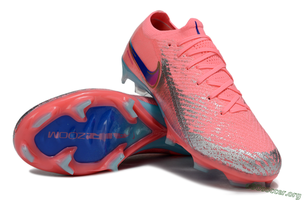 Nike Air Zoom Mercurial Vapor 16 Elite FG Football Boots - Red/Silver/Blue 4