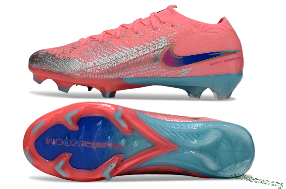 Nike Air Zoom Mercurial Vapor 16 Elite FG Football Boots - Red/Silver/Blue 1