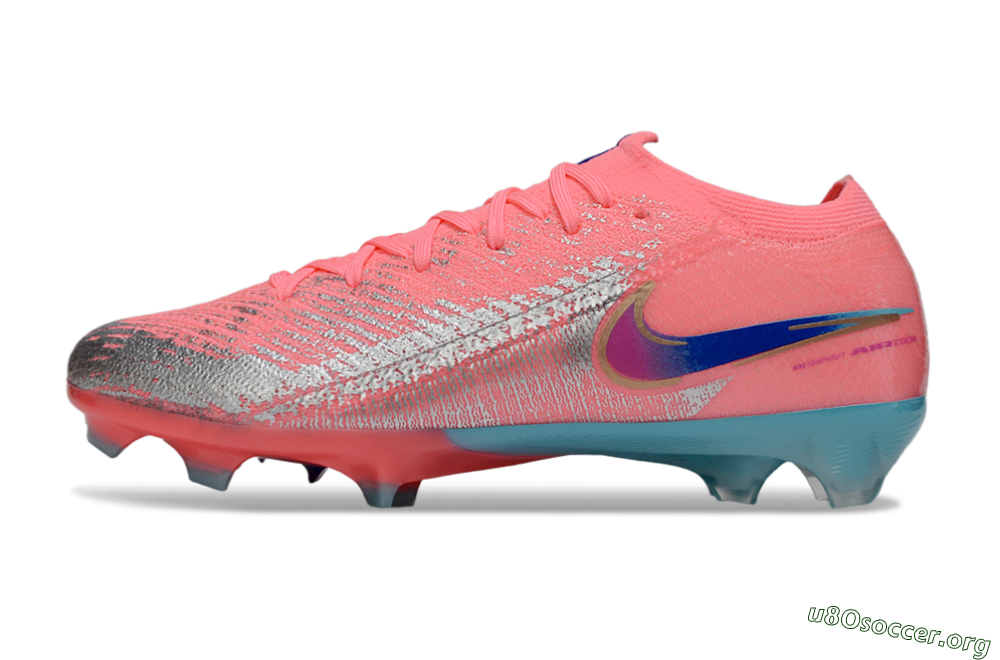 Nike Air Zoom Mercurial Vapor 16 Elite FG Football Boots - Red/Silver/Blue 3