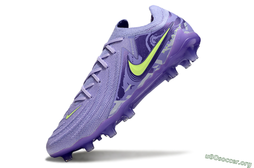 Nike Phantom GX 2 Elite AG Football Boots - Purple/Yellow 6