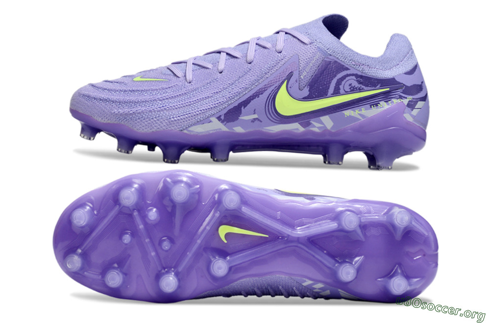 Nike Phantom GX 2 Elite AG Football Boots - Purple/Yellow 1