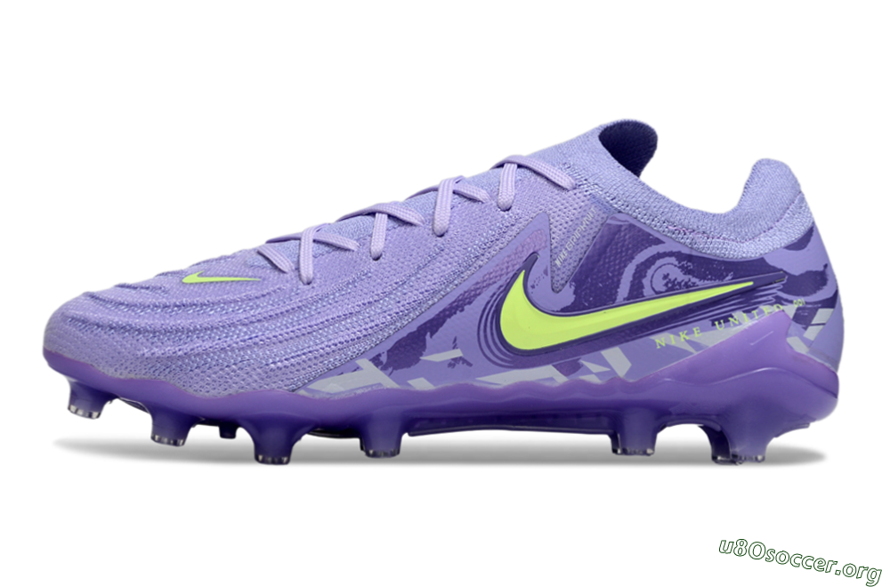 Nike Phantom GX 2 Elite AG Football Boots - Purple/Yellow 3