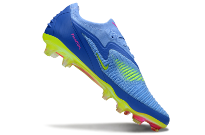 Nike Phantom 6 Elite FG Football Boots - Blue/Pink/Yellow