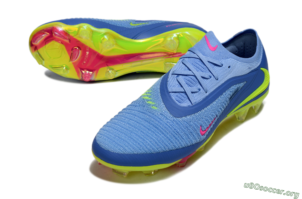 Nike Phantom 6 Elite FG Football Boots - Blue/Pink/Yellow 0