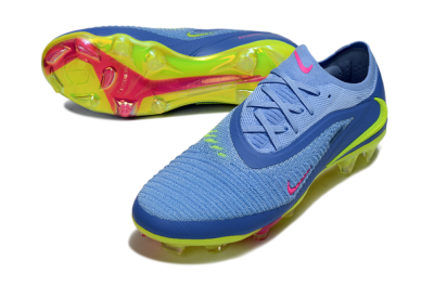 Nike Phantom 6 Elite FG Football Boots - Blue/Pink/Yellow