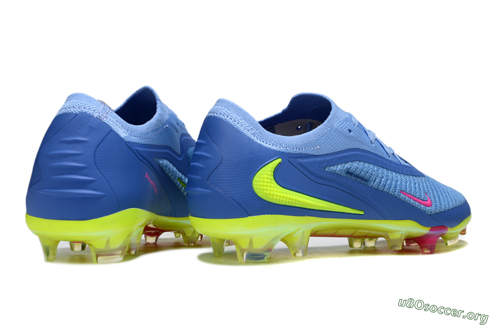 Nike Phantom 6 Elite FG Football Boots - Blue/Pink/Yellow 7