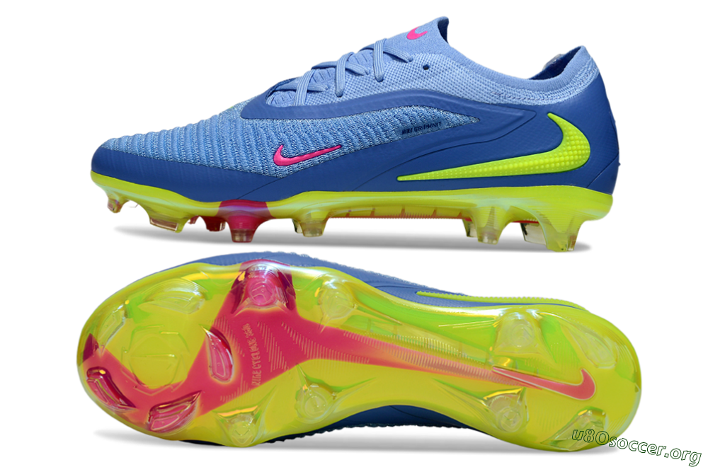 Nike Phantom 6 Elite FG Football Boots - Blue/Pink/Yellow 1
