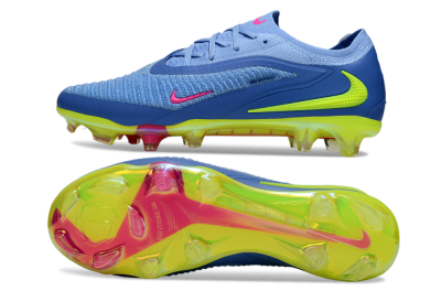 Nike Phantom 6 Elite FG Football Boots - Blue/Pink/Yellow