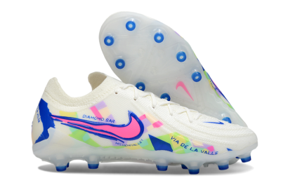 Nike Phantom GX 2 Elite AG Football Boots - White/Blue/Pink