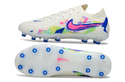Nike Phantom GX 2 Elite AG Football Boots - White/Blue/Pink