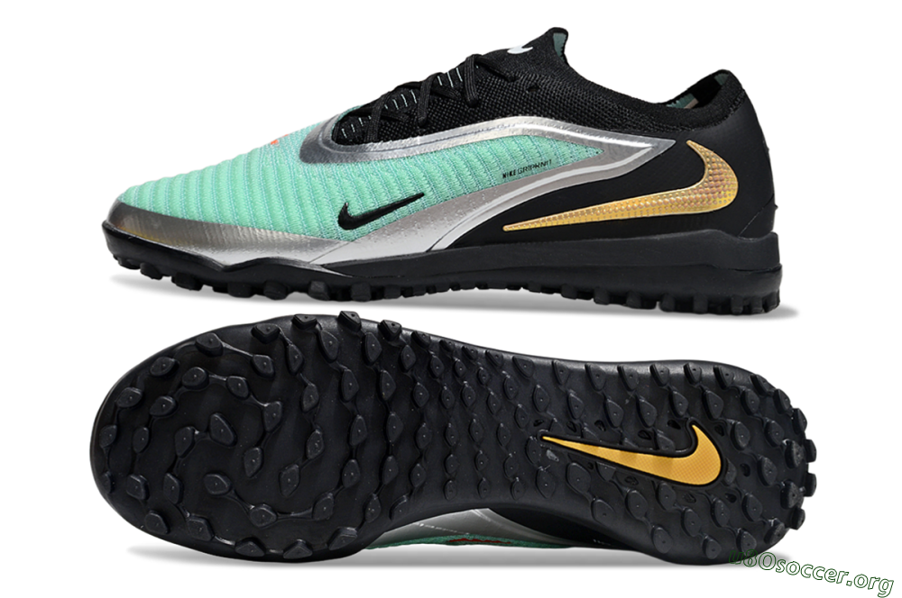 Nike Phantom 6 Elite TF Football Shoes - Jade/Silver/Black 1