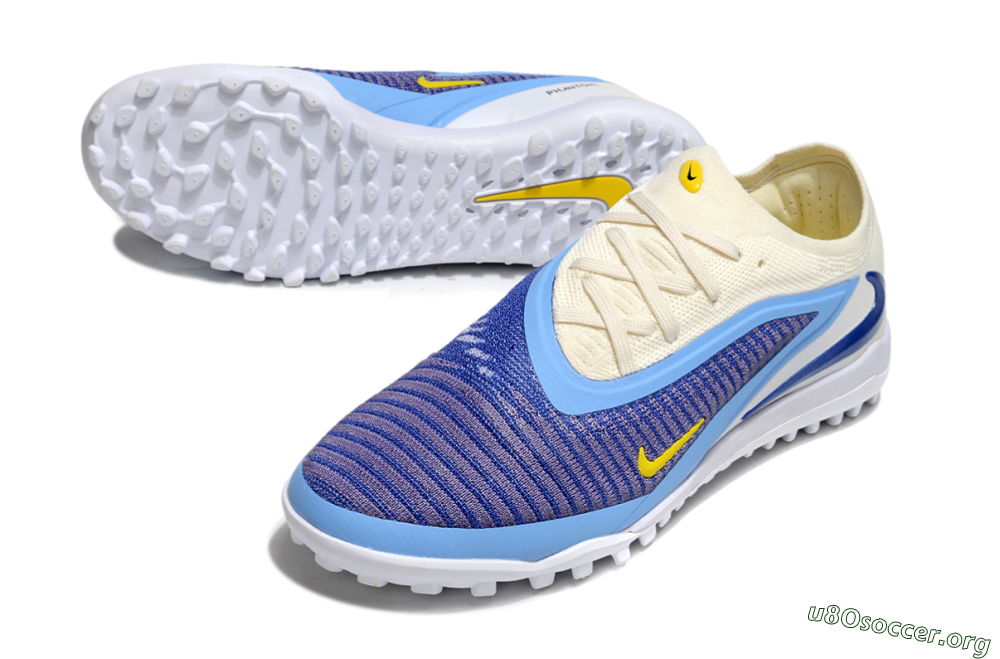 Nike Phantom 6 Elite TF Football Shoes - Blue/White/Jade 0