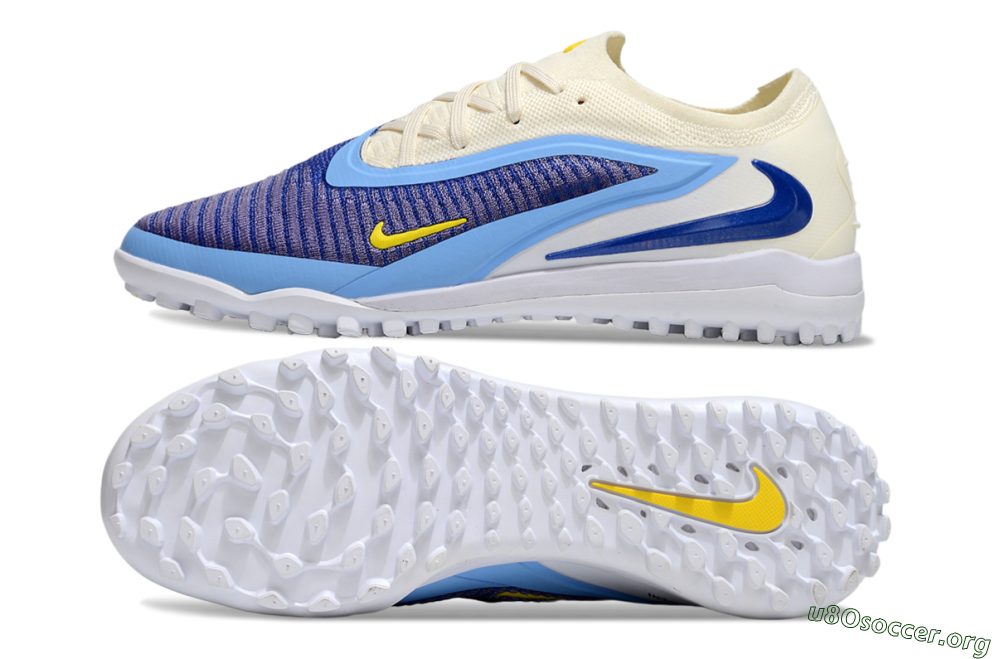 Nike Phantom 6 Elite TF Football Shoes - Blue/White/Jade 1