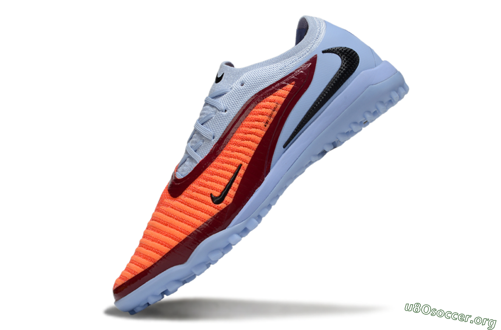 Nike Phantom 6 Elite TF Football Shoes - Red/Jade/Black 5